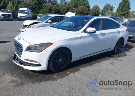 2017 Genesis G80 3.8 из США, поврежденный, VIN KMHGN4JE4HU205886